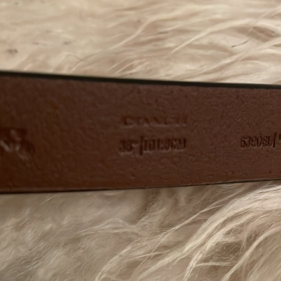 Coach brown leather belt - Picture 3 of 7